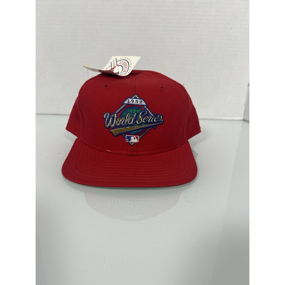 Vintage New Era MLB 1992 World Series Embroidered Logo Snapback Hat NWT VTG